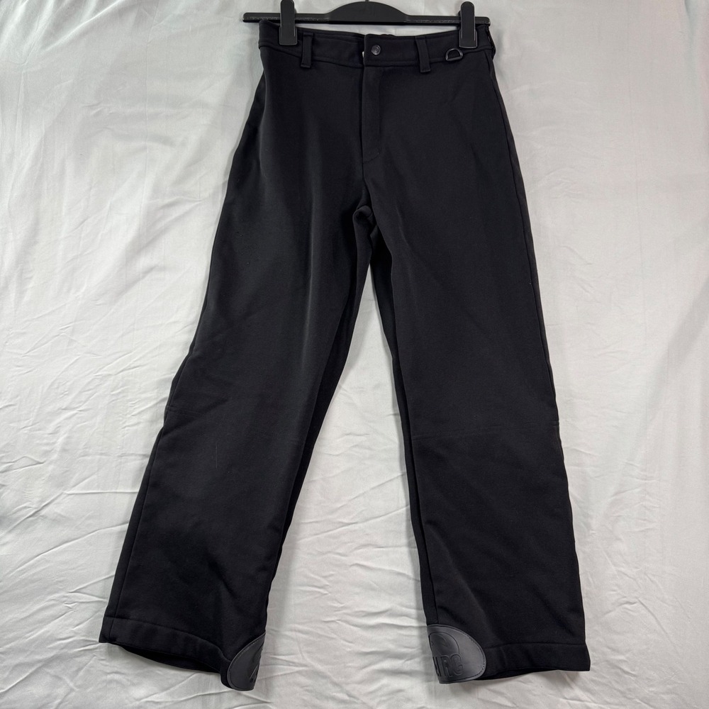 AFRC Ski Pants Womens 10 Black Wool Blend Snow Trousers Outdoor Heavy Duty